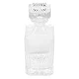 Support décoratif : la fabrication est superbe, les bords de la bouteille de vin sont lisses et confortables, récipient vide