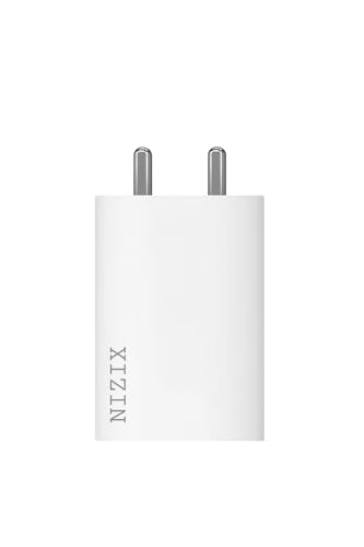 Image of NIZIX 45W Type C Fast Charger Adapter Compatible with Nothing Phone 3a 2a 2 1 Ear 1 & CMF Phone 1 Buds Buds Pro (Upto 50W Charge Support)