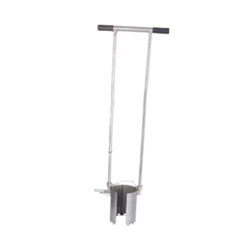 MYCENSE Bulb Planter Long Handle Sturdy Multipurpose Garden Tool Manual Seedling Transplanter for Digging Holes to Plant, Planting, Hole Diameter 120mm