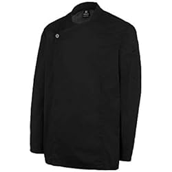 Monza Ropa De Trabajo Precios Chaqueta Hostelería Unisex De Manga Larga. Color Negro. Ropa Cocina/Cocinero/Cocinera/Chef. Talla XL. Ref: 4123