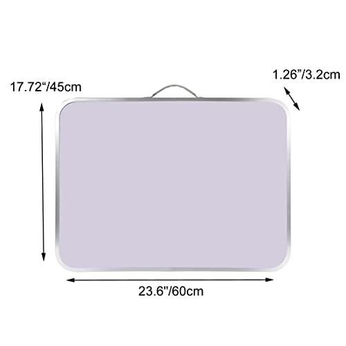 Lucn 2ft Folding Camping Table, Portable Foldable Picnic Tables for Outdoor Indoor Garden, Balcony Market Kitchen Work Table, 2 Height 20cm/56cm, Table Top Size: 60x45cm - Image 4