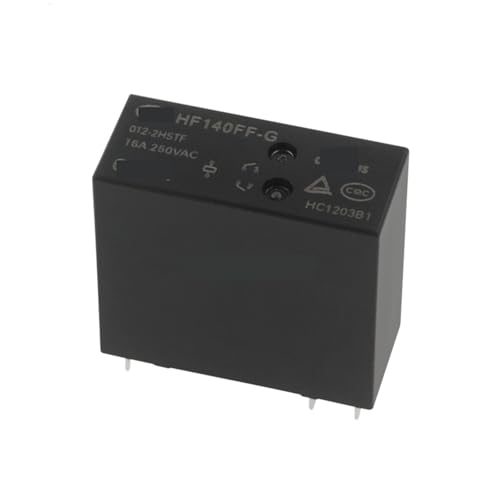 Relé HF140FF-G-024-2HSTF con alta capacidad de conmutación 16A para cargas inductivas