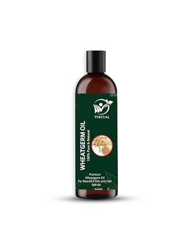 Image of Wheatgerm Essential Oil 500ml Pure Natural Cold Pressed Oil for Hair Care Skin Nourishment Face Massage Aromatherapy Vitamin E Rich Multipurpose Carrier Oil