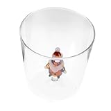 Utilisation polyvalente : la tasse à café de noël est destinée à déguster café, lait, jus ou de l'eau, cette tasse en verre est un ajout pratique à votre routine quotidienne ou à vos de spéciaux, tasse à thème de noël, tasse à jus de noël