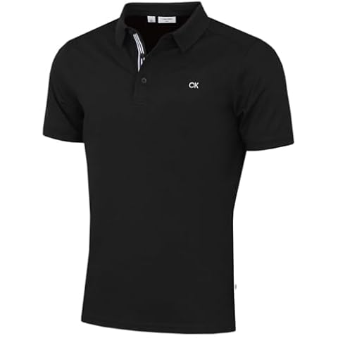 Calvin Klein Mens Campus Sport Golf Polo Shirt Cover
