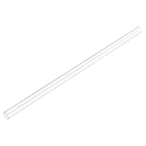 Image of uxcell Clear Rigid Tubing 6mm(1 /4'') ID x 8mm(5 /16'') OD x 1Ft Length Round Plastic Polycarbonate Tube