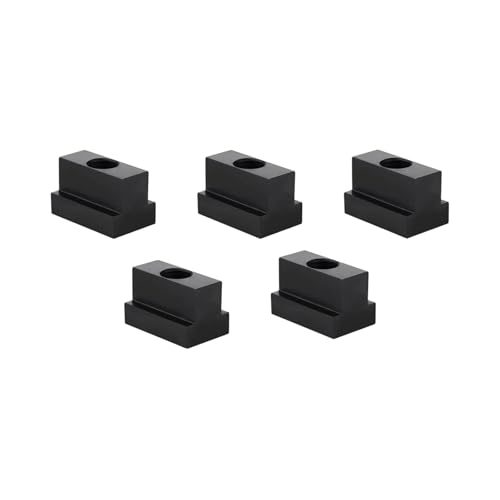 JINPIAOPIAO Pack of 5 Strong Mild Steel T Almonds with Against Oxidation Coating for Industrial Equipment and Furniture Assembly