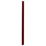 LEO’s - 100 x Klemmschienen Rot DIN A4 (297 mm) FH 3-4 mm für ca. 30 Blatt - Klemmschiene zum Binden von ungelochten Papier Unterlagen und Blattsammlungen - Klemmleiste aus Hart-PVC