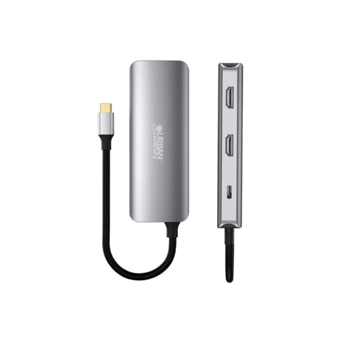 Urban Factory Hub USB-C MHC55UF Grigio - 5