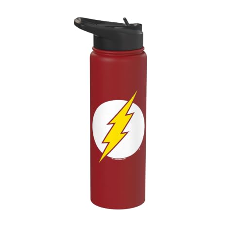 Image of The Flash Logo Stainless Steel Insulated Water Bottle