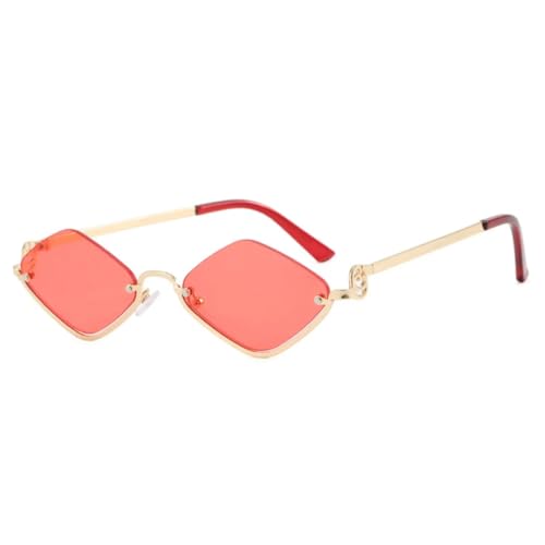 Lunettes de soleil punk pour vos voyages et la conduite avec verres rouges protecteurs