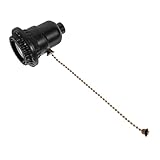 Douille de lampe de rechange : sa conception à chaîne de traction rend l'utilisation facile, économisant du temps et des efforts pratique à utiliser, base de lampe avec tirette