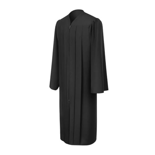 Image of CLERKMANS Unisex Adult Matte Graduation Gown, Choir Robe