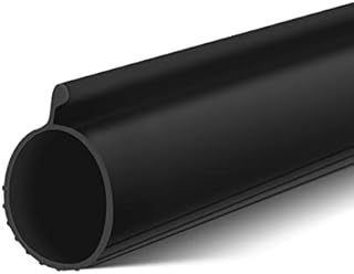 Weatherproofing Garage Door Seals Fits Overhead Door P-Bulb Garage Door Bottom Weather Seal,Replacement Overhead 16FT Wide Doors (Black)