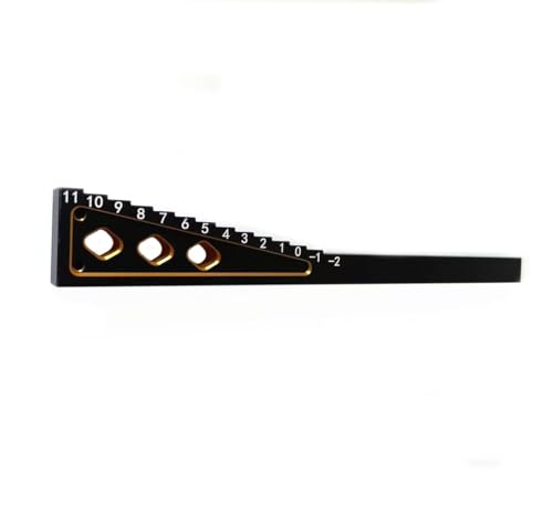 Hobbymall RC Car Ride Height Gauge Aluminum Alloy RC Height Measuring Ruler Accurate Measurement...
