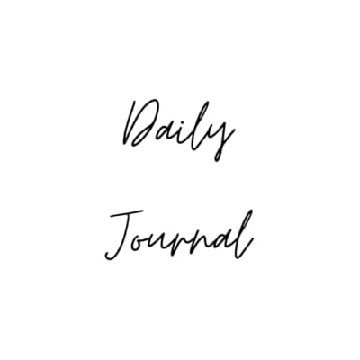 Daily Journal