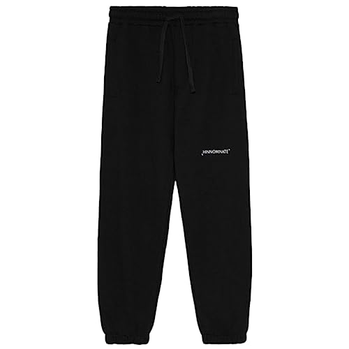 Pantalone tuta uomo Hinnominate noir avec chevilles élastiques confort