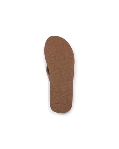 Image of Volcom Men's Daycation Flip Flop Sandal - Soft Brushed Recliner Comfort Foam Footbed