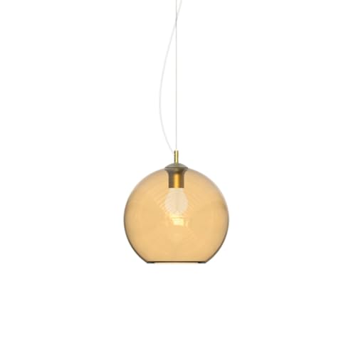 Plafonnier suspendu Ideal Lux NEMO ambre 30 cm pour éclairage intérieur