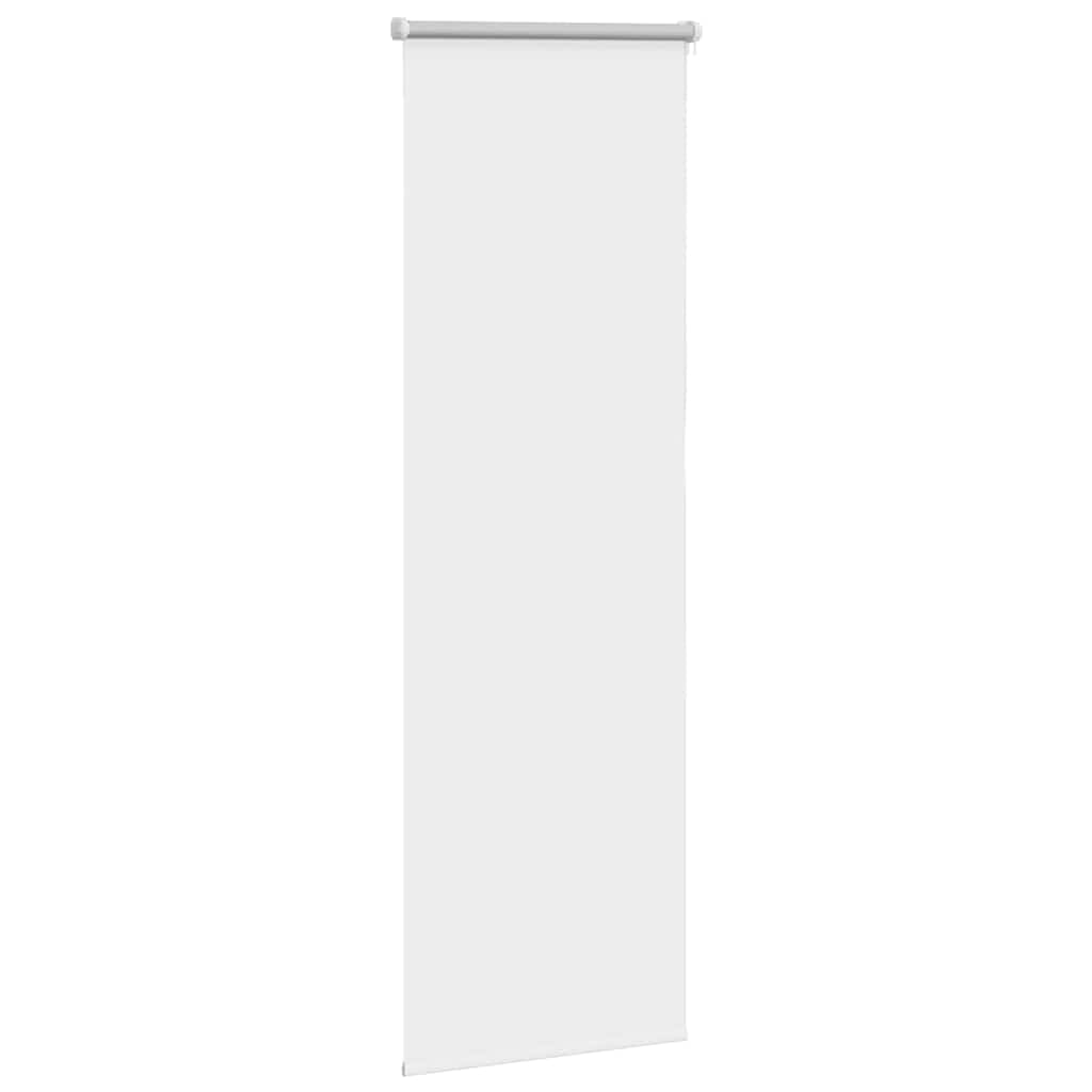 Store Enrouleur occultant Blanc en Polyester 50,7 cm Largeur, réglable sans perçage, Protection Solaire Thermique, idéal pour fenêtres, Porte ou Baie vitrée, avec Supports de Serrage