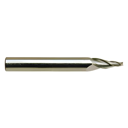 YG-1 87570TE Carbide End Mill, 3 Flute, Taper, YG-Tylon E Finish, 3