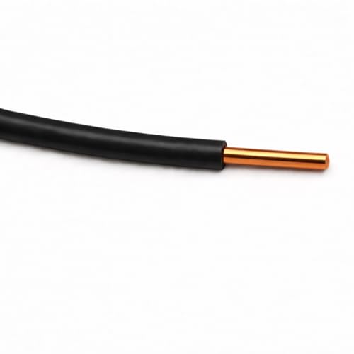 100 FT 12 AWG Solid Copper THHN Wire – Black Building Wire, 600V Electrical Cable image 4