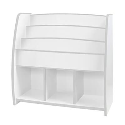 【こどもと暮らし】絵本棚　本棚　ホワイト　完成品 Amazon.co.jp: 絵本ラック 完成品 日本製 ワイド こどもと暮らし