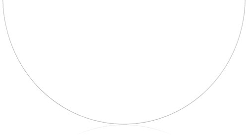 Preisvergleich Produktbild Drachenfels Design Damen-Halsreif Stahlreifen Edelstahlreifen mit Bajonettverschluss Edelstahl 42 cm - D ESC-1-42 / ES