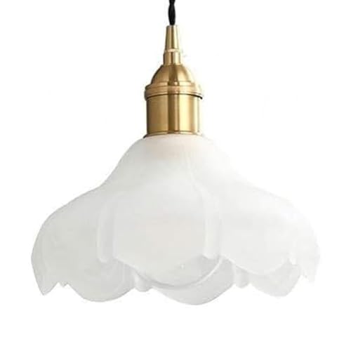 Lampe à suspension en laiton et verre pour salon moderne et bureau