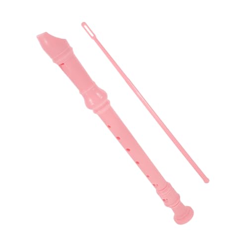 Totority 8-hole Soprano Recorder for Beginners Practice Music Instrument Abs Plastic Flute Cleaning Rod