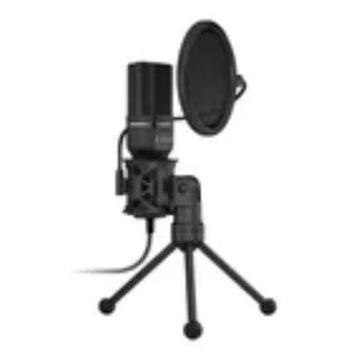 Microfone Condensador USB para Streaming, Gravação, Podcast Profi...