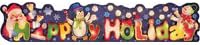 PVC89(48)-60L-H 60-Light TPU Happy Holidays Sign, 48-Inch