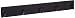 Produktbild HAKU Möbel Garderobenleiste schwarz, Massivholz, MDF - Maße: B 82 cm x H 10 cm x T 2 cm, Style: Industrial