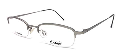 Lunettes de vue L'Amy en titane E050 F796 Argent pour femme