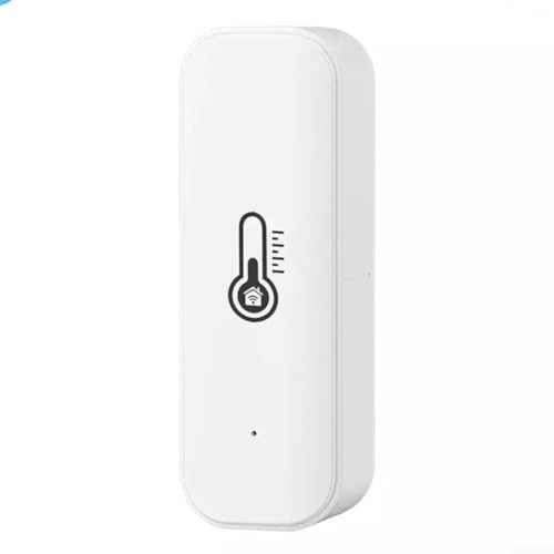 Feegow Sensor de termómetro higrómetro WiFi, sensor digital inalámbrico de temperatura y humedad, sensor inteligente de humedad de temperatura interior y exterior para Tuya (wifi)