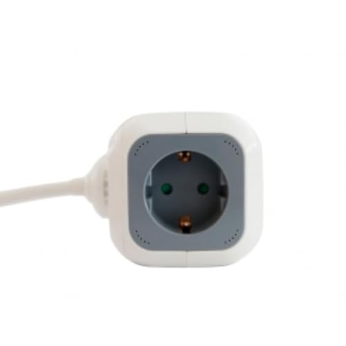 3GO Regleta Enchufes Cubo REG4CUBEUSB 4 Enchufes