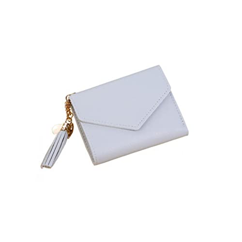 Womens wallet Female for Coins Cute Small Leather Zipper Purses Purse Clutch (Gray)