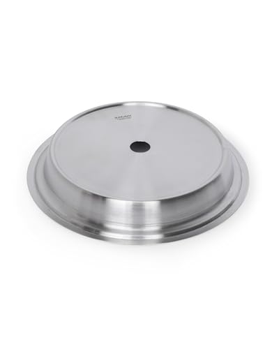 Image of KMW Ergonomic Design Plate Cover 25 Cm(Satin Finish) | for Effortless Food Preparation | Multi-Purpose Build