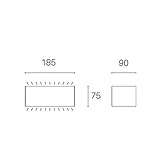 Zoom IMG-1 sovil applique led marrone box