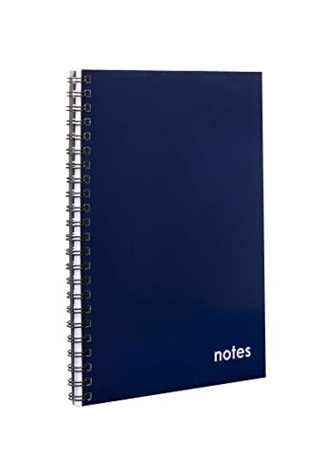 Collins Essential A4 Spiral Wiro Ruled Notebook 80 pages Dark Blue