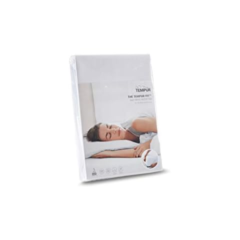 TEMPUR-Fit King Size Mattress Protector, Breathable, Dust Mite and Water-Resistant Mattress Cover, Fits 150 x 200 cm Cover