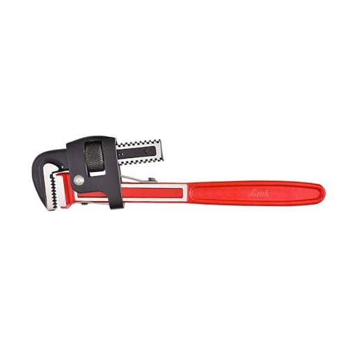 Image of Link Prabal Stillson Type Pipe Wrench 12-Inch with Induction Hardened Teeth and Dip Painted Handle - 300 mm Ideal for || Construction || Heavy-Duty Applications for Industrial & Professional Use