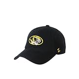 NCAA Missouri Tigers Mens Adjustable Scholarship Hat Team Color, Missouri Tigers Black, Adjustable