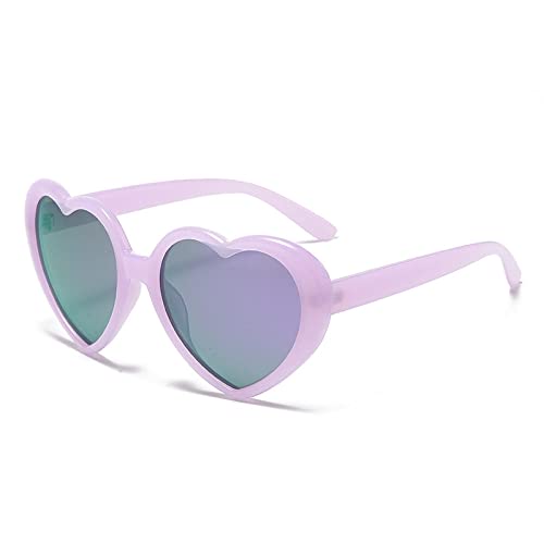 Lunettes de soleil polarisées cœur UV400 mode eyewear tendance été pour femmes