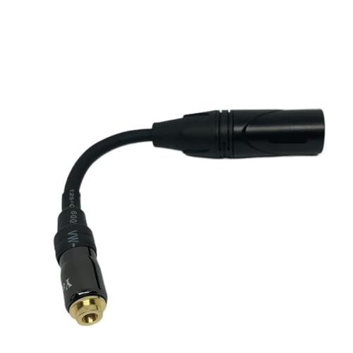 Cable Adaptador de Audio YHNNH XLR a 6.35MM 10cm miniatura 5
