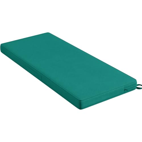 2 Seater Garden Bench CushionThick Tufted Patio Seat Pad Soft Replacement Cushion for Outdoor Furniture 120x60x3CM Comfortable Mat for Garden Balcony and Window Use