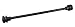 Knight Design Rear Axle Sliders for Buell XB models, spool style, black anodized