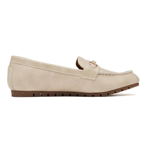 Image of BGSTGUDS Women's Wide Loafers Shoes Cute Dressy Shoes Ladies Comfort Slip Ons Work Shoes