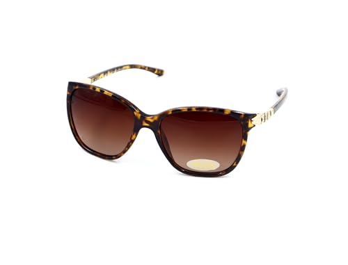 Image of Premium Branded Sunglasses for Women With Very Light Weight Frame & UV Protected Polarized Lens for Trendy & Rich Look (SREV.89065N1 Brown)