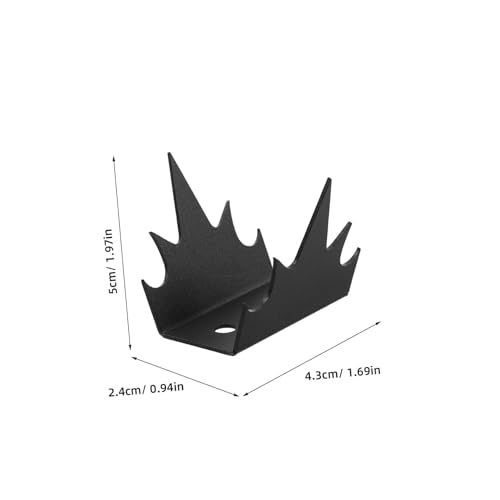 ANDRESLAD Robuste Anti kletter Metallspitzen für Gartenzaun Übersteigschutz Sichere Zaunspikes zur Eindringlingsabwehr Langlebige Wartungsarme Zaunsicherung